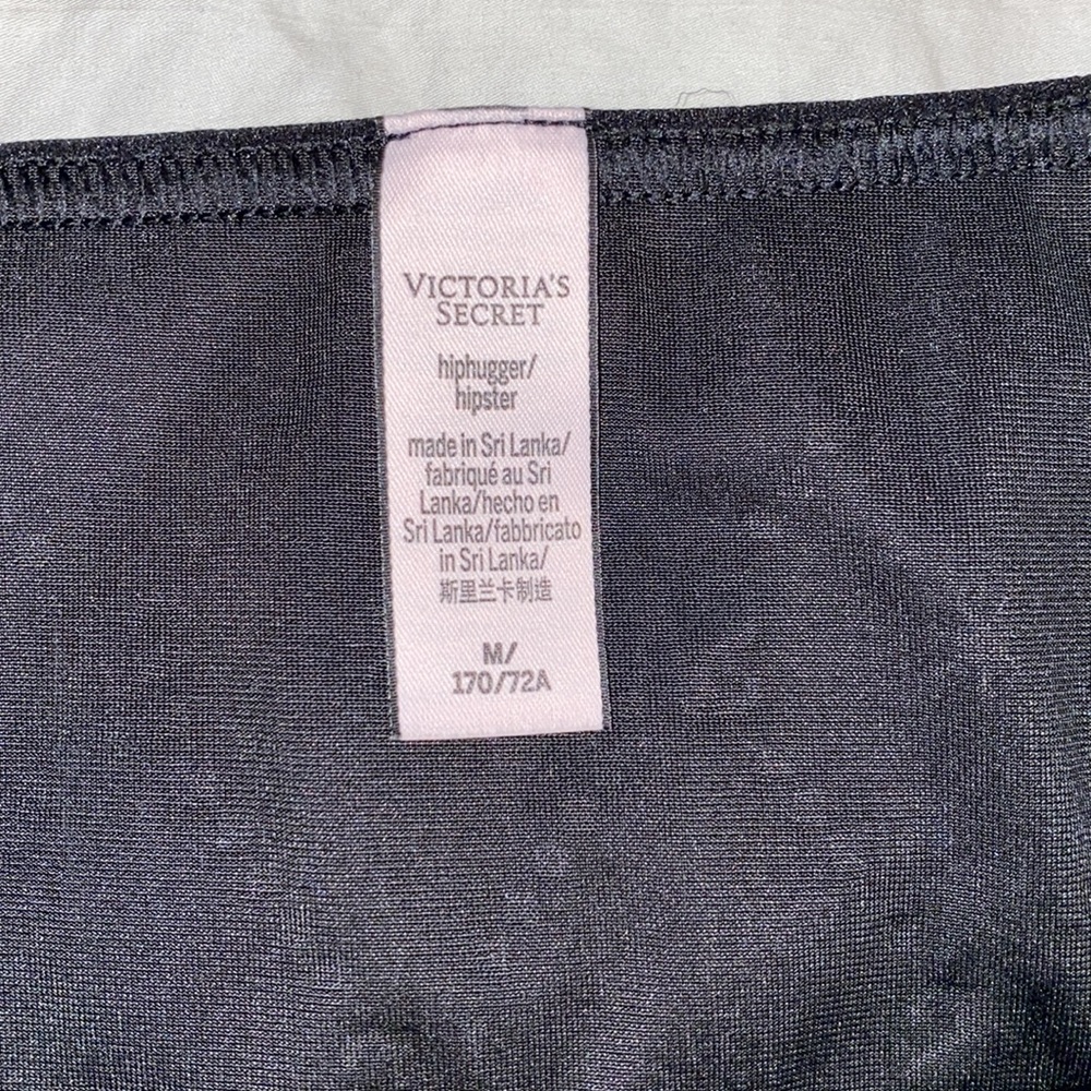 Victoria Secret Black Velvet Panties - Picture 5 of 5